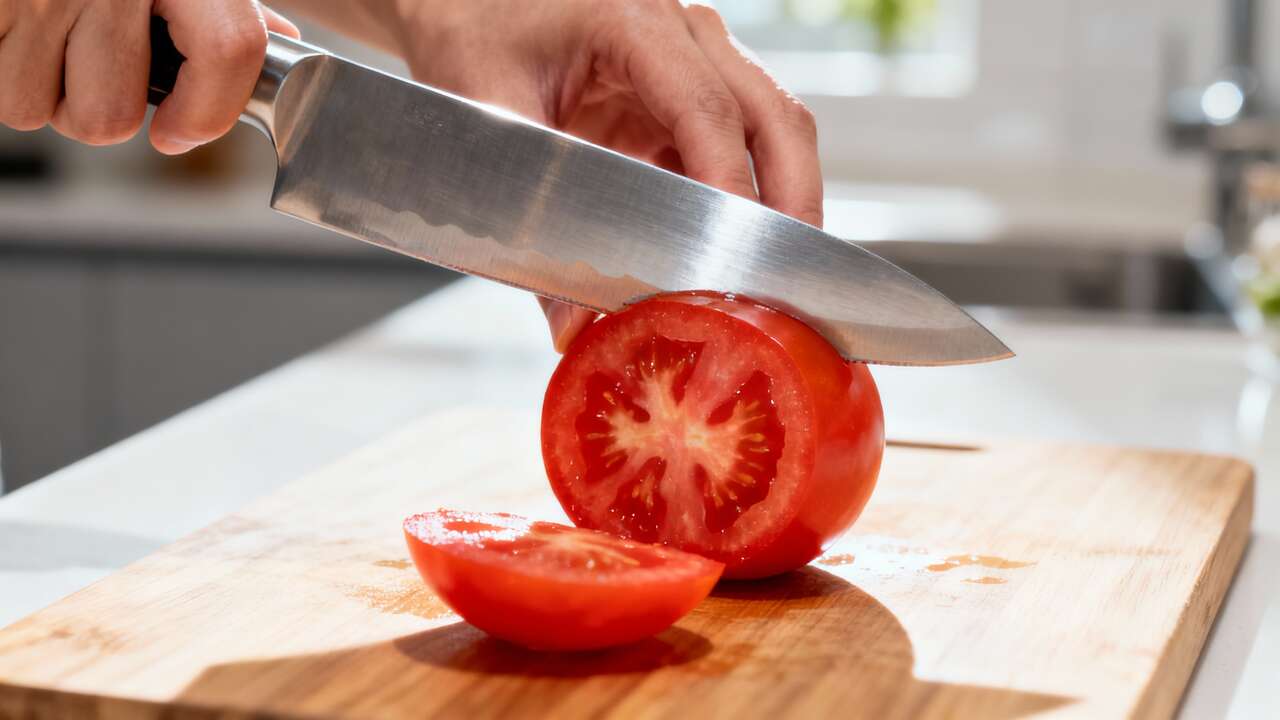 Why You Should Never Use a Dull Knife to Cut Tomatoes
