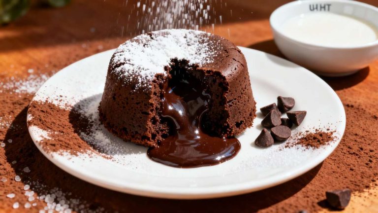 Quick and Easy Chocolate Lava Cake Recipe in 5 Minutes, no Oven Required