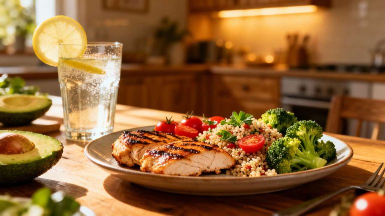 Quick and Easy High-Protein Dinners: 3 Steps or Fewer with Weekly Plan & Shopping List