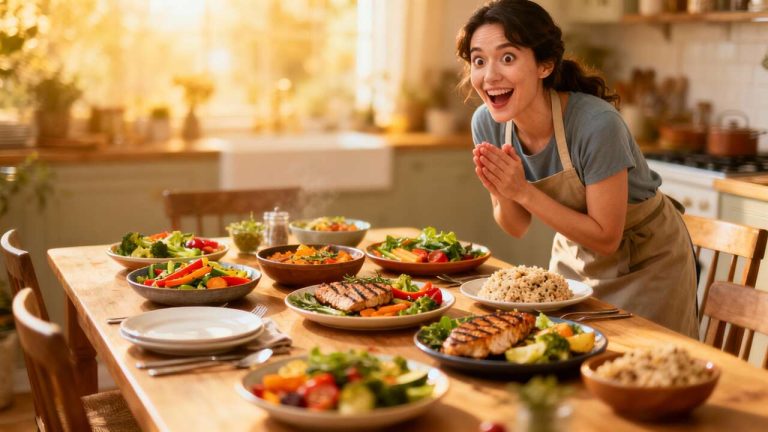 Quick & Easy Weeknight Dinners for Better Blood Sugar (Weekly Plan & Shopping List)