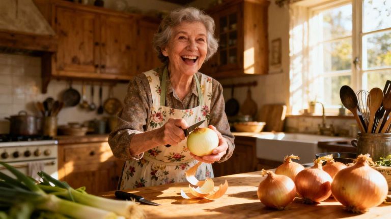 Grandma’s Secret Trick to Peel Onions Without Tears