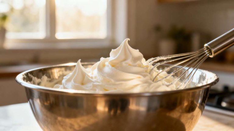 The Secret to Firm Whipped Cream Without an Electric Mixer