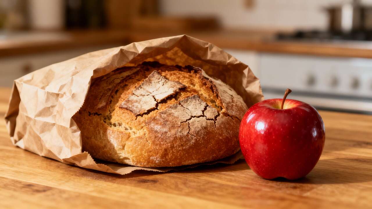 Put an Apple in Your Bread Bag — The Secret to Keeping It Soft Longer